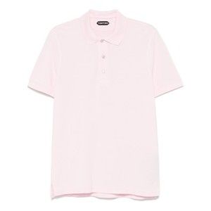 Tom Ford Light Pink Polo Shirt With Front Button Placket - NWT